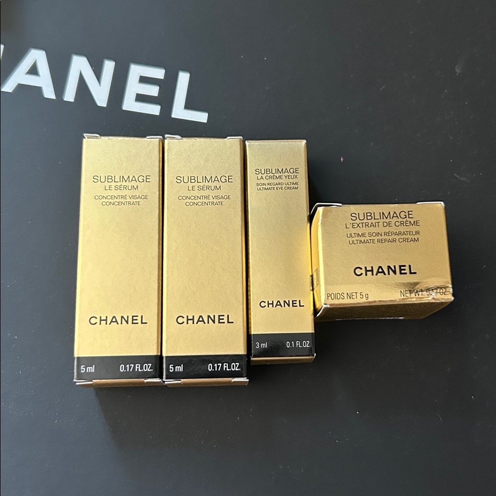 CHANEL Sublimage skincare 4 pc bundle